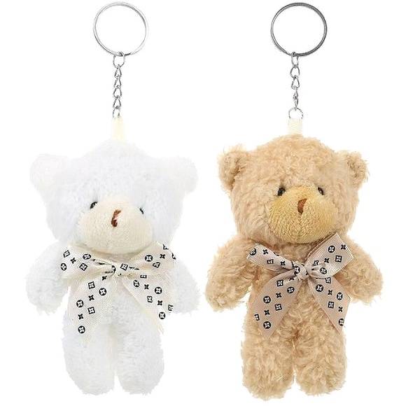Unbranded Accessories - Teddy Bear Keychain Bag Charms